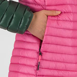 Karpos Alagna Down W Jacket Fandango Pink/Jungle Green