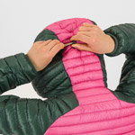 Karpos Alagna Down W Jacket Fandango Pink/Jungle Green