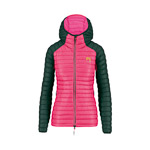 Karpos Alagna Down W Jacket Fandango Pink/Jungle Green