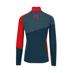 Karpos Federa Half-Zip Fleece Midnight/Stargazer/Fiery Red