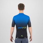 Karpos Val Viola Jersey Black/Indigo B./Green Fluo