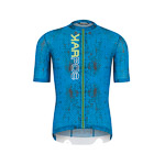 KARPOS VAL VIOLA JERSEY INDIGO B./GREEN FLUO