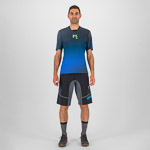 Karpos Val Di Dentro Tee Black/Indigo B./Green Fluo