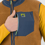 Karpos Moiazza Retro Fleece Vest Nuthatch/Midnight