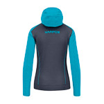 Karpos AMBRIZZOLA dámska FULL-ZIP mikina s kapucňou ombre blue/bachelor b.