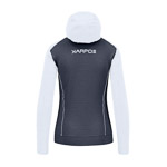 Karpos AMBRIZZOLA dámska FULL-ZIP mikina s kapucňou ombre blue/bright white