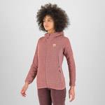 Karpos Rocchetta W Hoodie Fleece Deco Rose