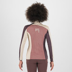 Karpos Federa Half-Zip W Fleece Deco Rose/Oat/Huckleb.