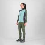 Karpos Federa Full-Zip W Fleece Aqua Ski/Black Sand/Thyme