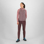 Karpos Camoscio W Full Zip Hoodie Huckleberry/Deco Rose