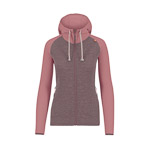 Karpos Camoscio W Full Zip Hoodie Huckleberry/Deco Rose